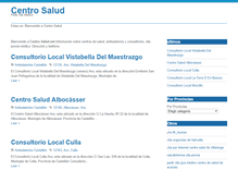 Tablet Screenshot of centro-salud.net
